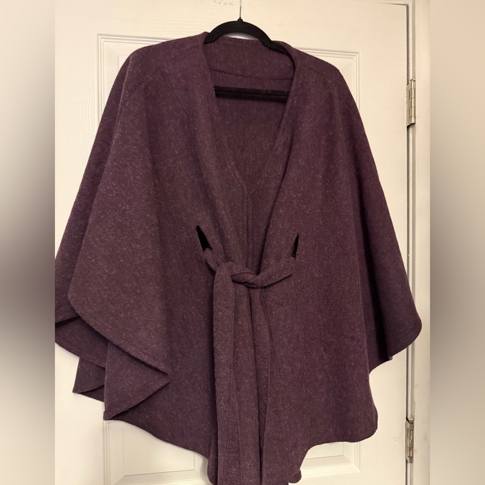 Magic Deep Purple Women's Cape Coat
